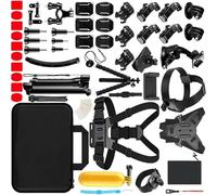 Comprehensive 64Piece Accessory For 13/12/11/10 Featuring Head Strap Chest Harness Flexible Mounting Solution Action Camera Mount