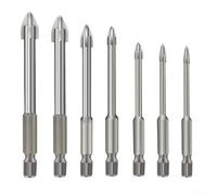 Comprehensive 7Pcs Drilling Tool Kit Designed for Smooth Operation on Ceramics and Mirrors