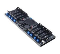 Comprehensive 8 Slot Battery Capacity Tester for 18650 with Active Heat Dissipation Systems &2.4in Color Screen Display Multiple Channel Battery Testing