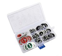 Comprehensive AC System Gasket Seals Kit 60 PCS of Washers for Air Conditioning Systems