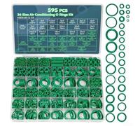 Comprehensive Air Conditioning O Ring Kit 595PCS with 36 Sizes for Maintenance