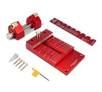 Comprehensive Chisel Sharpening Kit, 15 to 45 Degree Angle Fixture and Gauge, Aluminum Alloy Honing Guide System, Chisel Sharpening Guide, Chisel Honing Tool