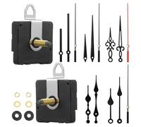 Comprehensive Clock Movement Package with Two Silent Mechanisms and Five Stylish Pointers (A)
