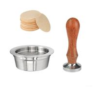Comprehensive Coffee Filter Collection for For Lav For Mio Capsule Cup, Tamper & Filter Paper for Easy Use (B)