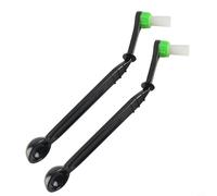 Comprehensive Coffee Machine Cleaning Tool 2pcs Brushes with Removable Heads and Scooping Spoons (green)