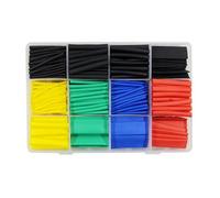 Comprehensive Electric Insulation Tube Set for Wiring Projects and Repairs with Organized Carrying Case Tubing Assortment