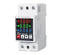 Comprehensive Electric Solution Voltages & Frequency Meter with Adjustable1-63A Current Control for Residential Voltages Meter