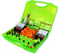 Comprehensive Electromagnetic Circuit Experiment Box, Series & Parallel Test Kit With Sliding Rheostat, High Elastic Metal Physics Electrical Set
