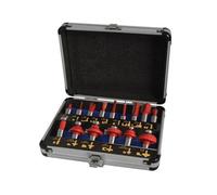 Faithfull 15 Piece 1/2" Router Bit Set