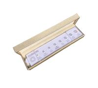 Comprehensive Gemstones Comparison Chart with Sturdy Cubic Zirconia Diamonds Carat Guide Making Tool for Jewelers Rings Size Reference Tool