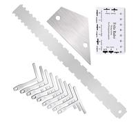 Comprehensive Guitar Luthier Tool Set Guitar Setup Set Suitable For Precisions Tuning And Maintenance String Radius Gauge