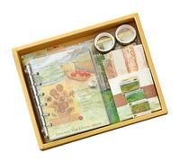 Comprehensive Journal Collection Notebook Stickers Set for Writers Creative Individuals and Daily Life Documentation Writing Gift Box