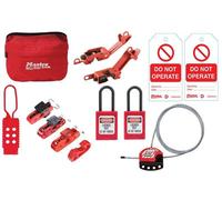 Comprehensive Master Lock 15-Piece Maintenance Lockout Tagout Kit For Safety