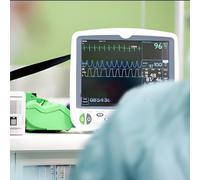 Comprehensive Measurement Tool 7 Steps to Assess Heart Rhythm Using a Transparent Caliper Design (2pc-B)