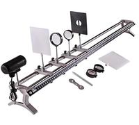 Comprehensive Physical Optics Experimental Set with Multi Light Sources, Optical Bench Kit for Imaging, Reflection & Refraction Research