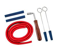 Comprehensive Piano Tuner Package with Muting Block Felt Strips and Wrench Metal Texture for Professional Grade Result Piano Adjusting Supplies