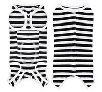 Comprehensive Post Surgery Dog Recovery Suit Ensuring Ultimate Comfort Unrestricted Mobility: Premium Cotton Protective Wound Care Shirt for Puppies, Cats, and Small Pets Black L