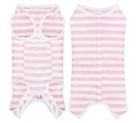 Comprehensive Post-Surgery Dog Recovery Suit: Ultra-Comfy Premium Cotton Wound Care Shirt - Protective for Puppies, Cats & Small Pets, Ensuring Unrestricted Mobility, Size XXL