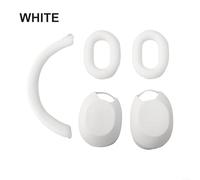 Comprehensive Protection Case for Sony WH1000XM5 Headphones with Ear Cap Covers (White)