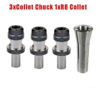 Comprehensive R8 ER20 Collet Set 3PCS for Use with for TTS Tool Holders