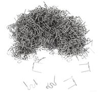 Comprehensive Repair Kit 1000Pcs 0 6mm S Wave Staples for Car Bumper, Stainless Steel