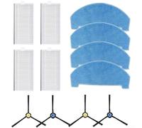 Comprehensive Replacement Kit for ILIFE A20/T20s Robot Vacuums Features Essential Accessories Like Filters & Mop Cloth Sets