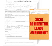 Comprehensive Residential Lease Agreement Forms: includes 3 Blank Rental Forms & Reference Guide - Residential Rental Lease Agreements Forms for Rental Property Owners