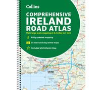 Comprehensive Road Atlas Ireland : Easy to Read, Updated Mapping