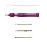 Comprehensive Russian Punches Needle Set for Embroidery Projects Featuring Sturdy Builds and Comfortable Handling Needle with Grip