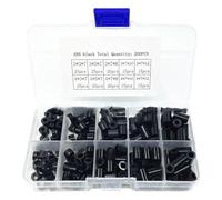 Comprehensive Set of 200 Nylon Standoffs Spacers Insulation Column Standoff Spacer for Secure Assemblies Parts Black Nylon Spacer