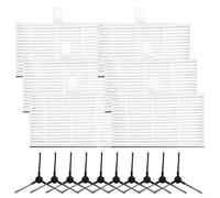 Comprehensive Side Brushes and Filters Set for GRUNDIG VCR 2330 Robot Vacuum Cleaner, Supports Deep Cleaning by Reaching Corners and Along Edges (B)
