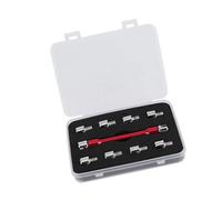 Comprehensive Spoke Wrench for Motorcycle Repair Covers 5.0 to 6.8mm Ranges Metal Construction Compact Storage Solution Professional Motorcycle Spoke Wrench Set for Adjusting Spokes Metal Construction