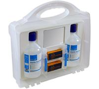 Comprehensive Sterile Eye & Wound Wash Station With Wall Bracket - 2 X 500Ml Wash