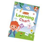 Comprehensive Vocabulary Learning Poster Preschooler English Words Building Learning Chart for Kid Students 28.7x21cm English Vocabulary Chart for Kids