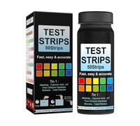 Comprehensive Water Analysis Tests Strips 7 Factors for Swimming Pool Household Water Simple Dip Read Methods Tests Tape
