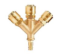 Compressed Air Distributor Triple Air Release Distributor | Waterproof Industrial Coupling And Accessories For Compressor Hoses And Pneumatic Tools Adapters Industri