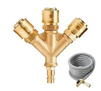 Compressed Air Distributor - Triple Quick Release Air Distributor,Compact Anti-Leak Industrial Couplings For Pneumatic Tools