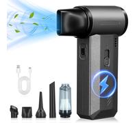 Compressed Air Duster 130,000 RPM, Rechargeable Mini Air Blower for Car Dryer, Keyboard & Sofa Cleaning, Eco-friendly & Reusable, Powerful High Pressure, Portable Cordless Air Blower for Electronics