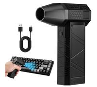 Compressed Air Duster, 130000RPM Cordless Electric Air Duster, 3-Speeds Adjustable Violent Turbo Fan Blower Rechargeable, Mini Compressor Air Blower for Computer, Car, House, Keyboard Cleaner