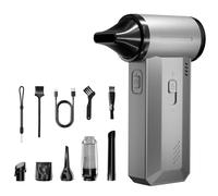 Compressed Air Duster, 150000PRM Super Power Infinity Gear Air Bower, Dual-Function Recharageable Cordless Electric Air Duster for PC, Keyboard, House, Outside, Car Cleaning