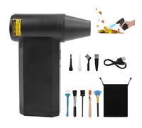 Compressed Air Duster, 200,000RPM Super Power 4-Gear Adjustable Electric Air Blower with Fast Charging, Cordless Reusable Dust Cleaner for PC, Keyboard, Car & Home Cleaning