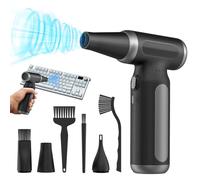 Compressed Air Duster-200000RPM Super Power Cordless Electric Air Blower Duster, USB Rechargeable Durable 3-Gear Adjustable Dust Blower Cleaner for PC, Keyboard, Outdoor, House and Car