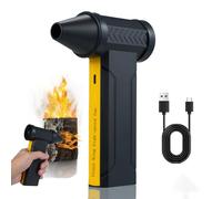 Compressed Air Duster, 3-Speed Adjustable 160000RPM Electric Air Duster, PC Cleaner Air Blower for Electronics, Sofas, Autos, Office Equipment (Black)