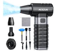 Compressed Air Duster 4-Gear Adjustable 200000RPM Electric Air Duster Rechargeable Brushless Motor Mini Cordless Air Blower for Keyboard, Electronics,Car and Home Cleaning Replaces Compressed Air Can
