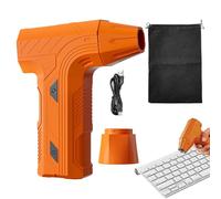 Compressed Air Duster - 80000RPM Low Noise Rechargeable Adjustable | Portable Handheld PC Air Duster,for Home Office Studio Computer Keyboards PC Car Interior Detailing