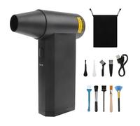 Compressed Air Duster,Cordless Electric Air Blower Duster,USB Rechargeable 4 Gears Adjustable Air Blower for PC, Keyboard, Outdoor, House and Car