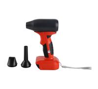 Compressed Air Duster Electric Air Duster Violent Turbo Fan 130000RPM Strong Wind Power 4 Speed Adjustment for Car Dusting Outdoor Barbecue ABS Material