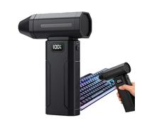Compressed Air Duster, Handheld Fan, Power Compressed Air Cleaner for PC, Rechargeable Cordless Airs Blower with LED Light,10.6x3.6x14cm Dust Blower for Computer Keyboard Outdoor House Car