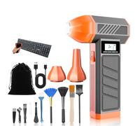 Compressed Air Duster Kit, CxbJcat 150000RPM Electric Air Blower Duster Cleaner for PC, 4 Gear Speed Duster Blower for Keyboard, Outdoor and Car