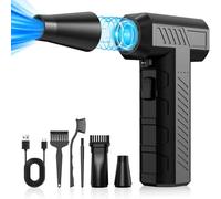 Compressed Air Duster -Mini Blower Turbo Fan,150000RPM Cordless Electric air Duster for Keyboard PC Cleaning,No Canned,Jet Dry Blower Air Blower for Home and Car